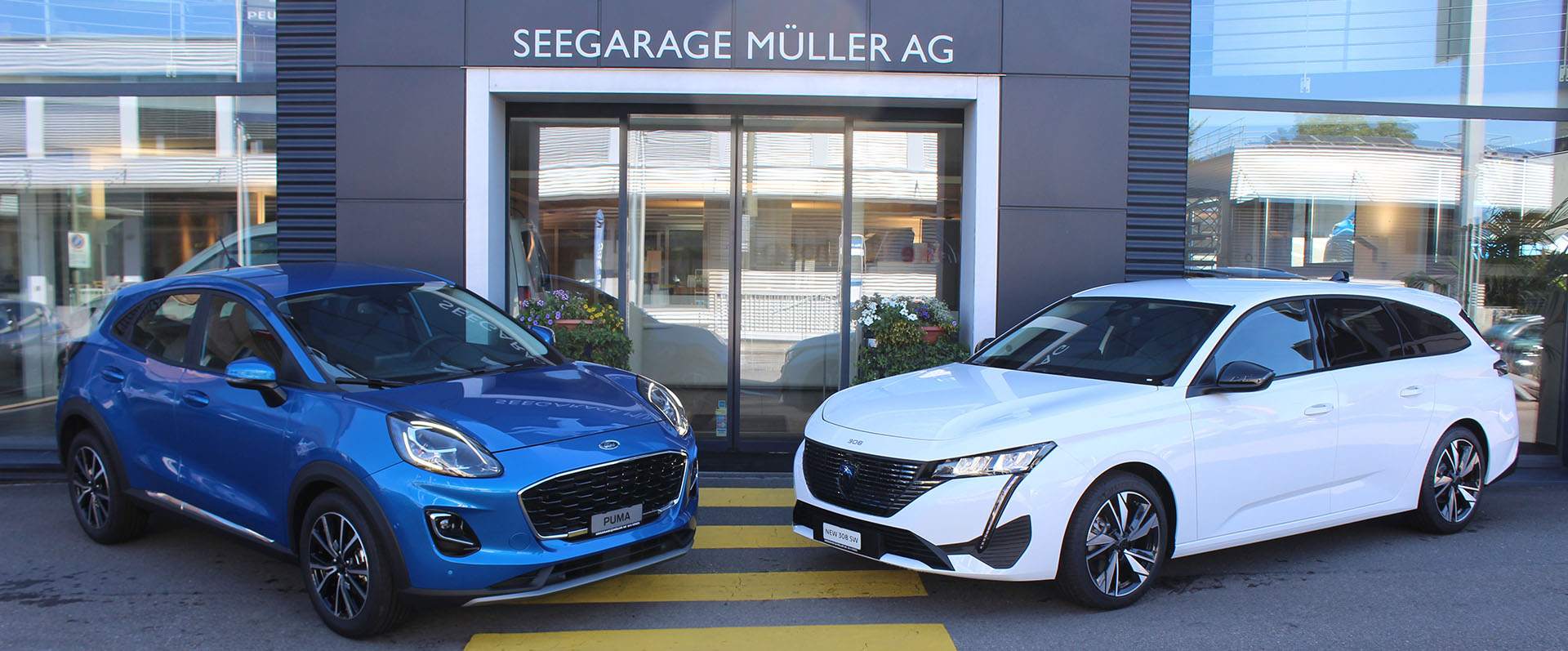 Seegarage Müller AG Header